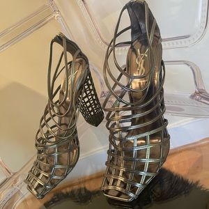 YSL Cagged Heels
